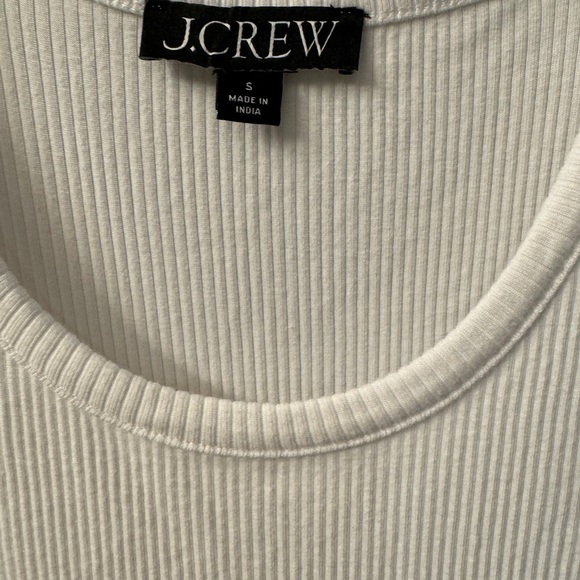 J. Crew Vintage Rib high-neck cutaway tank dress with Poplin Skirt - Picture 3 of 4